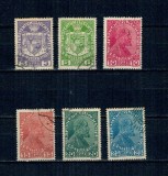 Liechtenstein 1917 - Uzuale, stema, Printul Johann II, serie stampilata