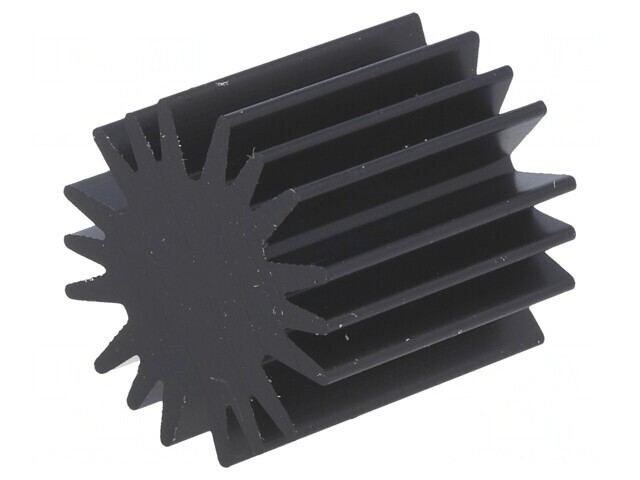 Radiator LED Negru 20mm x 20mm