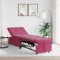 vidaXL Canapea extensibilă bordo 67 x 194 x 38 cm Catifea 42008599