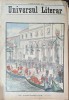 Revista Universul Literar nr.43/1898 pe coperta Sosirea Suveranilor Germaniei la Venetia