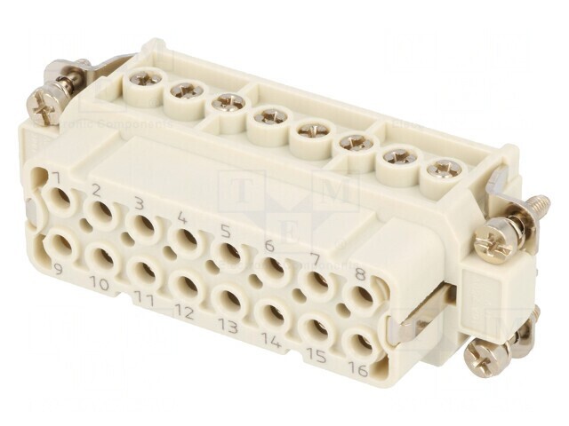 Conector HDC Inserturi Contact Mamă 16A 16PE
