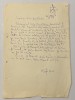 Fred (Filip) Firea - document vechi - manuscris, semnatura olografa