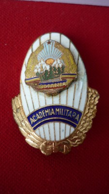 ACADEMIA MILITARA, INSIGNA foto