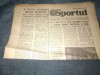 ZIARUL SPORTUL 18 FEBRUARIE 1983