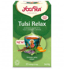 Ceai bio Tulsi Relax 17 pliculete a 2.0g (34.0g) Yogi Tea foto