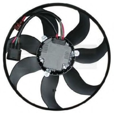 Ventilator, radiator VW EOS (1F7, 1F8) (2006 - 2016) TYC 837-0029 foto