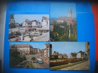HOPCT LOT 3715 -4 CARTI POSTALE-TARGU MURES -NECIRCULATE foto