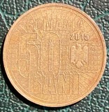 50 Bani 2015 - 10 Ani Redenominare 2005, Moneda Circulată Rom&acirc;nia
