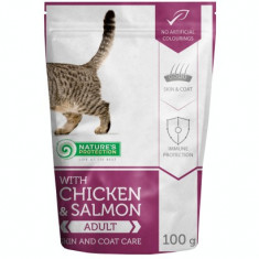 Natures Protection Cat Skin And Coat Chicken Salmon 100 G foto