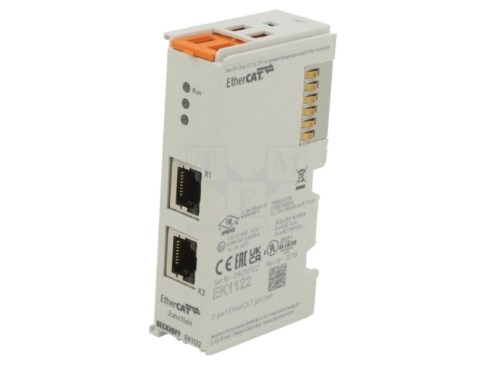 Adaptor RJ45 Dual EtherCAT IP20