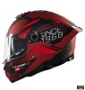 Casca integrala pentru scuter - motocicleta MT Thunder 4 SV Luminence D5 rosu mat (ochelari soare integrati) &ndash; tip viziera: MT-V-28B L (59/60cm)