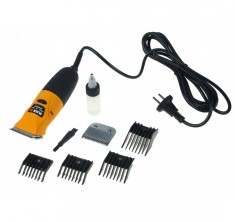 Set masina de tuns caini, pisici, electrica 65W 220V Black foto