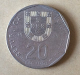 Portugalia 20 escudos 1989, Europa