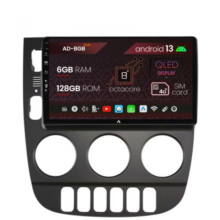 Navigatie Mercedes Benz ML W163 (1998-2005), Android 13, B-Octacore 6GB RAM + 128GB ROM, 9 Inch - AD-BGB9006+AD-BGRKIT405V3