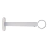 Cumpara ieftin Consolă Galerie Simplă Inchisa Ext Fi28/15.5 Cm &ndash; Alb Mat Compoziție Fier Forjat