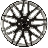 Set 4 Capace Roti 15 inchi (R15) Dakar Negru-Gri, Compatibile Cu Nissan Nou