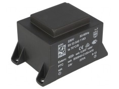 Transformator &icirc;ncapsulat 20VA 230VAC 24V 834mA PCB