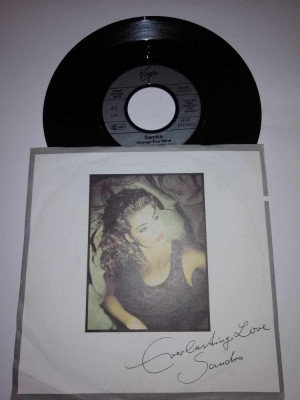 Sandra Everlasting Love Virgin 1987 Ger single vinil vinyl 7&amp;rdquo; EX foto