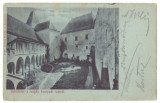 4346 - HUNEDOARA, Hunyad Castle, Litho, Romania - old postcard - used - 1903, Circulata, Printata