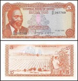 Kenya 1978 - 5 shilingi UNC