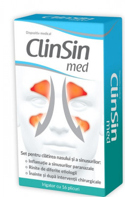 Clinsin med set (irigator+16dz) foto