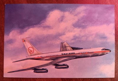 QW28 - Tematica aviatie 9 - Tarom - Boeing 707 - 320C foto
