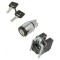 Comutator rotativ cu cheie 22mm 3 NO negru