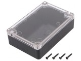 Carcasă universală ABS neagră 80x120x36mm, MASZCZYK