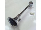 Claxon Camion TIR 24V Cromat 63cm Rotund Trompeta Sirena Auto