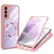 Husa pentru samsung galaxy s23 cu folie, colorverse 360 magsafe, pink
