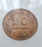 Franta 20 centimes 1898 Merley ESSAI MS62