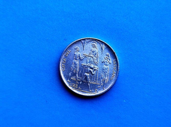 2 Lire 1968 Vatican-UNC-RAR