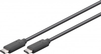 Cablu USB Type C 3.1 tata-tata 1m max 5Gbit/s Goobay foto