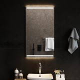 vidaXL Oglinda de baie cu LED, 50x90 cm