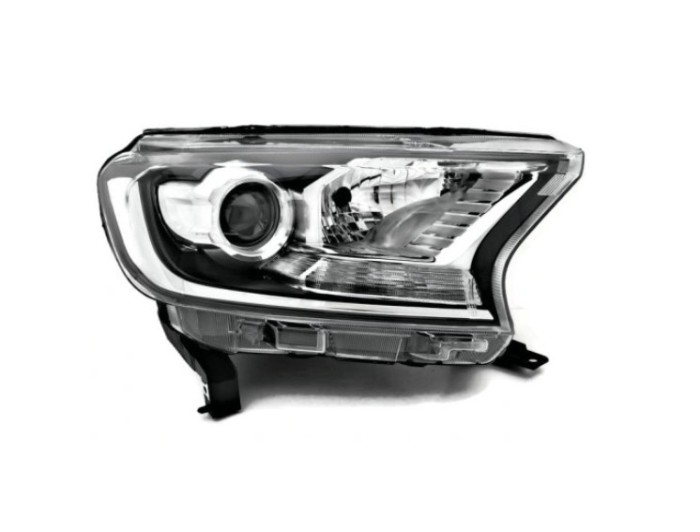 Far Ford Ranger, 05.2016-05.2018, montare fata, dreapta, cu lentile; cu lumina de zi; H11+H15+PY21W+W5W; electric; fara motor; fara becuri cu capace;