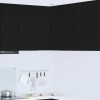 VidaXL Dulap suspendat de bucătărie cu raft Negru 57 x 57 x 80 cm 885076