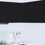VidaXL Dulap suspendat de bucătărie cu raft Negru 57 x 57 x 80 cm 885076