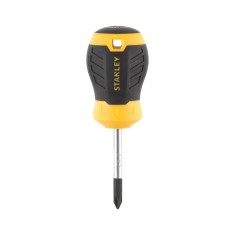 Stanley STHT16154-0, surubelnita Stubby scurta Cushion Grip cu varful cruce PH1 si lungimea tijei de 45mm, PH1x45 foto