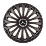 Set 4 Capace Roti, potrivite jantelor de R14, pentru Mercedes-Benz, model dino Negru, Autohelix MSA