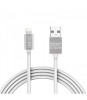 Cablu Date 2in1 Lightning/Micro USB 1m 1A Alb Delight - iPhone, iPad, MicroUSB, Transfer Date, Incarcare Rapida, Anti-Incolacire
