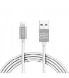 Cablu Date 2in1 Lightning/Micro USB 1m 1A Alb Delight - iPhone, iPad, MicroUSB, Transfer Date, Incarcare Rapida, Anti-Incolacire