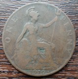 (M84) MONEDA ANGLIA - 1 PENNY 1910