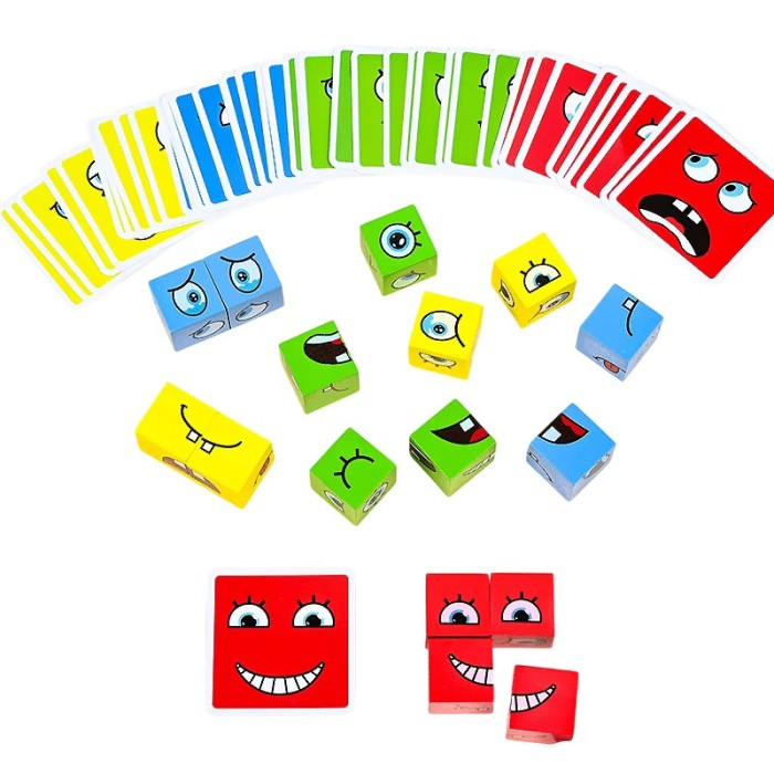 Cub tip Rubik SengSo Emoji Puzzle, jucarie educativa