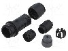 Conector circular, tata, 4 pini, BULGIN - PXP4011/04P/3540