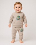 Trening pentru bebelusi din bumbac, bej, Testoasa (Marime Disponibila: 18 luni)