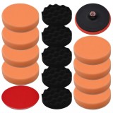 vidaXL Set bureți de lustruire, 14 piese, 150 mm