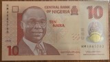 10 naira 2022, Nigeria, polimer, UNC