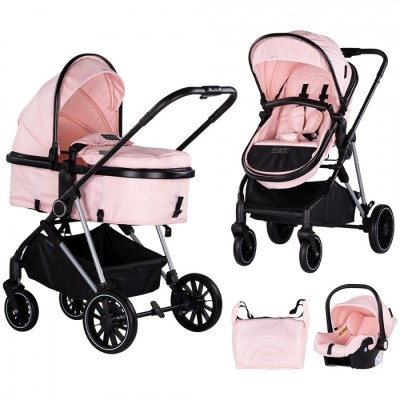 Carucior Chipolino Aura 3 in 1 pink marshmallow foto