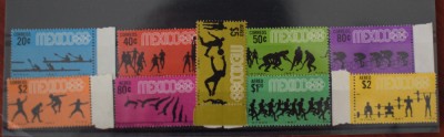 TS24/01 Timbre Mexico Nestampilate Olimpic &amp;#039;88 foto