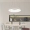 Lustra LED suspendata cu Telecomanda CHIARA, 74W, Lumina Rece/Calda/Neutra, Dimabila, Alb ModernLight Concept